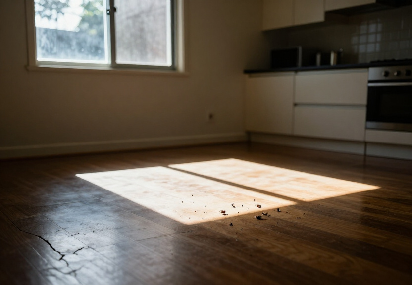 Cockroach infestation in a Kareela kitchen before treatment